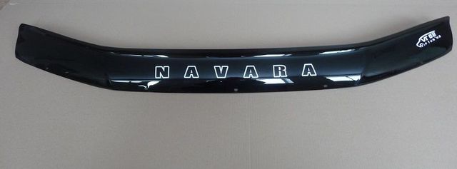 Дефлектор Vip-Tuning для капота Nissan Navara D40 2010-2024. Артикул NS67