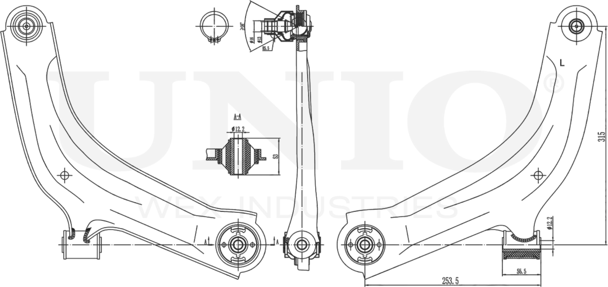 Рычаг подвески (Unio). Артикул SSP-40110