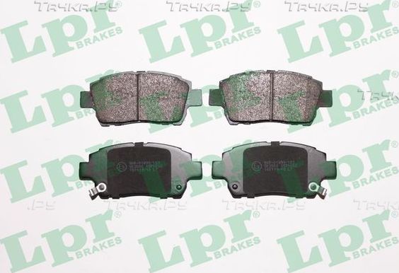 Тормозные колодки LPR передние для Toyota MR2 III (W30) 1999-2007. Артикул 05P1062