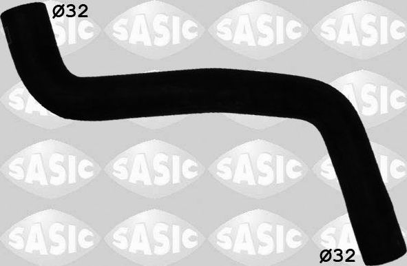 Патрубок радиатора (системы охлаждения) Sasic правый верхний для Renault Modus I 2004-2012. Артикул 3404046