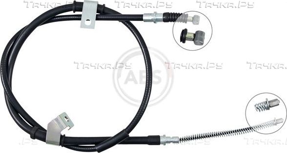 Трос ручника (тросик ручного тормоза) ABS. Артикул K14174