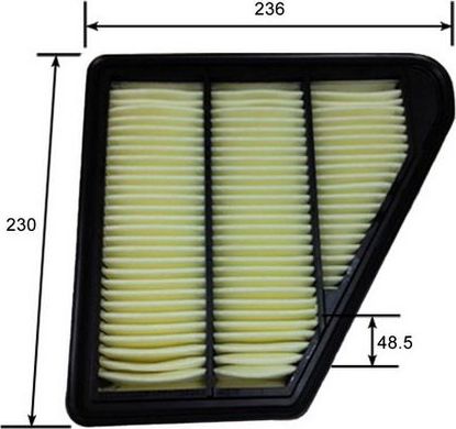 Воздушный фильтр JS Asakashi для Honda Civic X 2014-2026. Артикул A8523