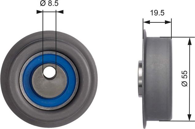 Натяжной ролик (натяжитель) ремня ГРМ (в сборе) Gates PowerGrip™. Артикул T41047