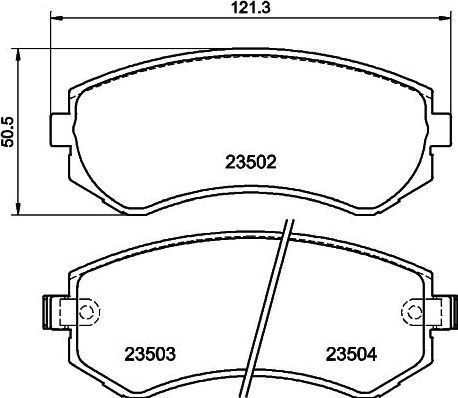 Тормозные колодки Nisshinbo. Артикул NP2015