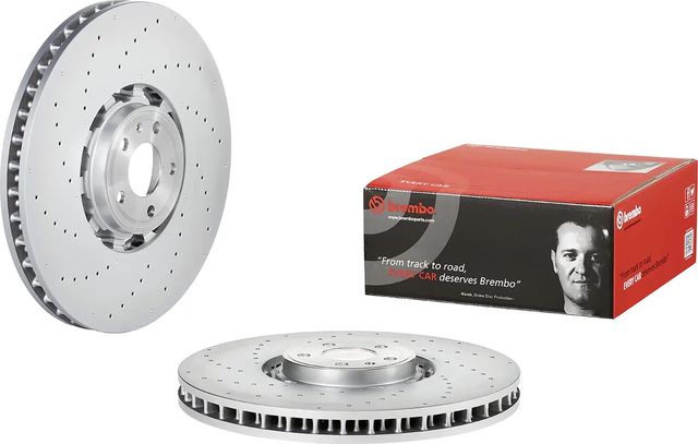 Тормозной диск Brembo PRIME LINE - Dual Cast передний для Audi A7 II (4K) 2019-2026. Артикул 09.D481.43