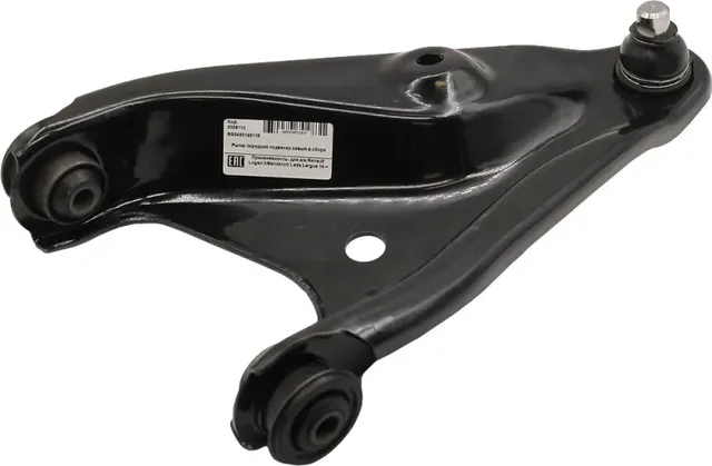 РЫЧАГ ПЕРЕДНИЙ ПОДВЕСКИ ЛЕВЫЙ В СБОРЕ RENAULT LOGAN II/SANDEROII/ LADA LARGUS 14 (Riginal). Артикул RG545019811R