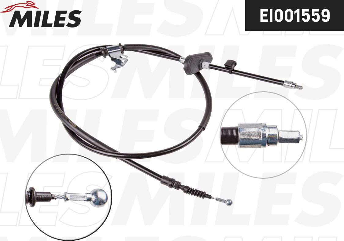 Трос ручного тормоза CHEVROLET CRUZE 1803мм прав. (Miles). Артикул EI001559