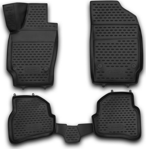Коврики Element для салона Volkswagen Polo V хэтчбек 2009-2026. Артикул NLC.3D.51.28.210kh
