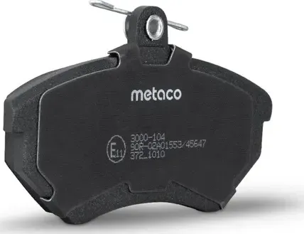 Колодки тормозные VW GOLF/PASSAT 88- перед. (Metaco). Артикул 3000104