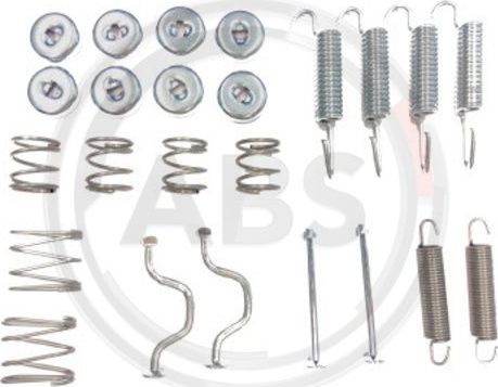 Комплект монтажный тормозных колодок ABS ABS. Артикул 0816Q