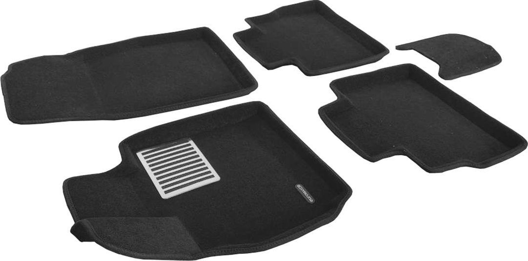 Коврики текстильные Euromat 3D Lux для салона Exeed RX 2023-2026. Артикул EM3D-001427