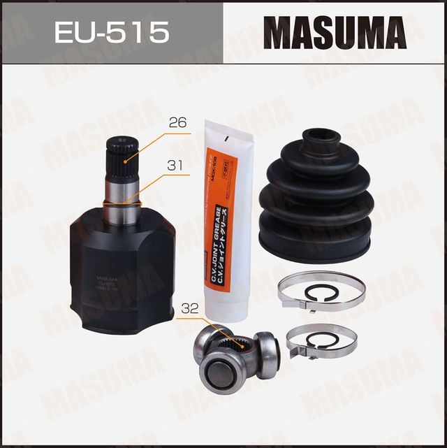Шрус внутренний (граната) Masuma передний для Volkswagen Touran I 2003-2007. Артикул EU-515