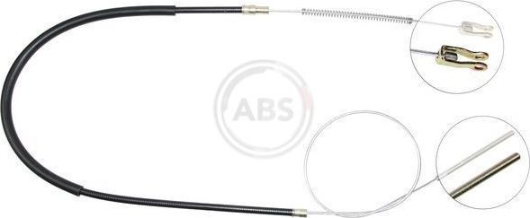 Трос ручника (тросик ручного тормоза) ABS. Артикул K11216