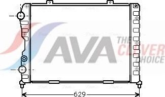 Радиатор охлаждения двигателя AVA. Артикул ALA2056