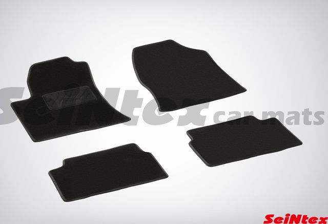 Коврики текстильные Seintex на нескользящей основе для салона Toyota Avensis 2002-2008. Артикул 83195