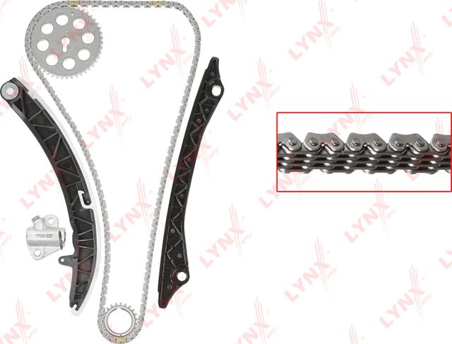 Цепь ГРМ LYNXauto для Suzuki Grand Vitara III 2009-2015. Артикул TK-0188