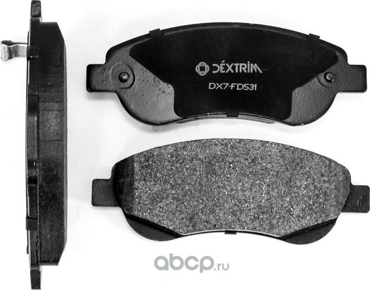 Колодки тормозные передние (Dextrim). Артикул DX7FD531
