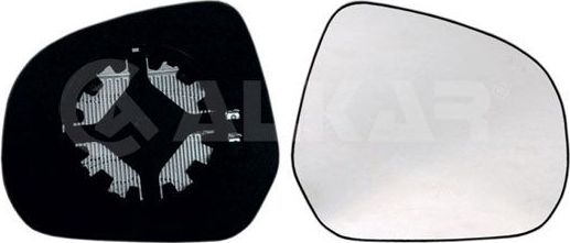 Зеркальное стекло бокового зеркала Alkar правое для Suzuki Splash I 2008-2015. Артикул 6432428
