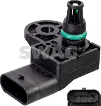 Датчик абсолютного давления (ДАД, MAP) SWAG. Артикул 33 10 1748