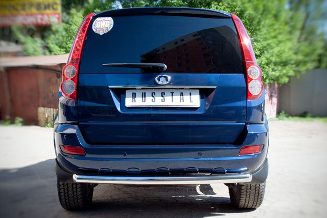 Защита RusStal заднего бампера d63 (дуга) для Great Wall Hover H5 2011-2016. Артикул GH5Z-000304