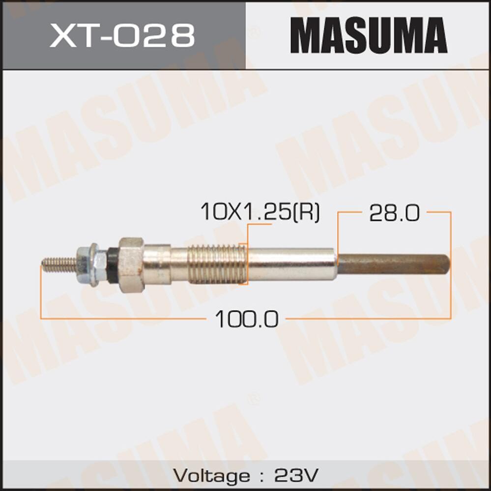 Свеча накаливания (накала) Masuma. Артикул XT-028