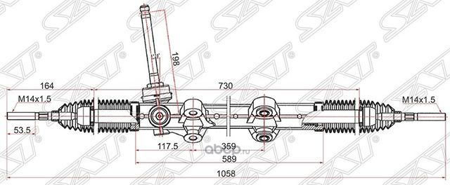 PEЙKAPУЛEBAЯHYUNDAII300712KIACEED06 (SAT) SAT. Артикул ST565001H200