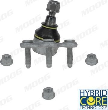 Шаровая опора MOOG Hybrid Core передняя правая нижняя для Audi A3 II (8P) 2003-2013. Артикул VO-BJ-1859