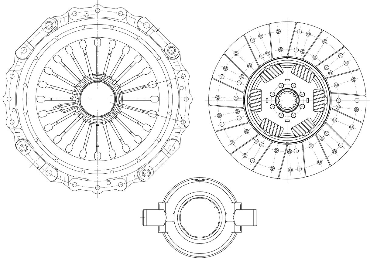 Сцепление (комплект) (в сборе) Trialli. Артикул FR 0725