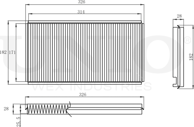 Фильтр салона (Unio). Артикул FLT-40121C