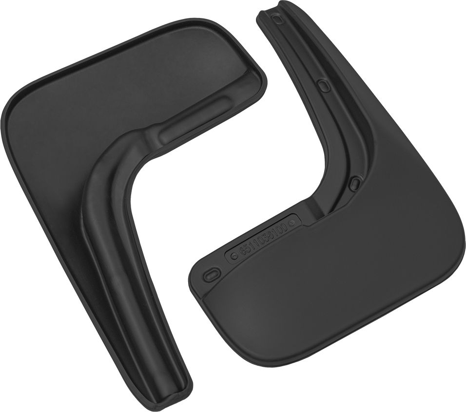 Брызговики Rezkon полимерные задняя пара для Chery Tiggo 7 Pro 2020-2026. Артикул 6511036100