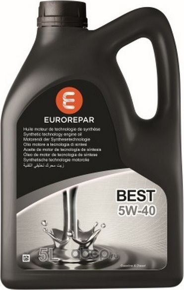 16 357 641 80_Масло моторное синтетическое 5л - BEST 5W40, ACEA A3/B4, API SN/SM (Eurorepar). Артикул 1635764180