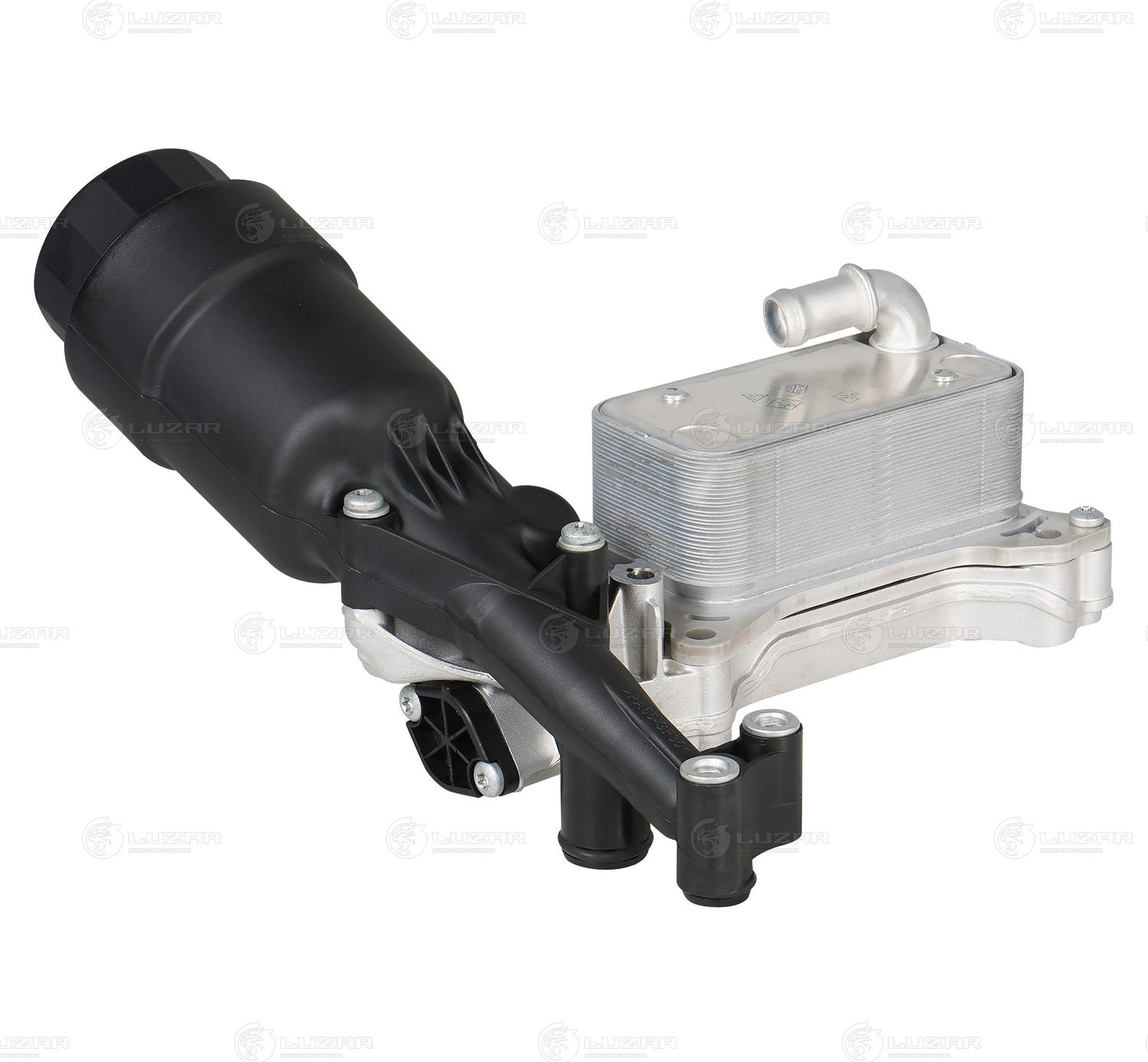 Радиатор масляный (маслоохладитель) для двигателя (в сборе) Luzar. Артикул LOc 1509