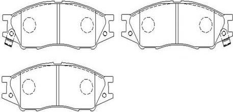 Тормозные колодки HSB. Артикул HP8371