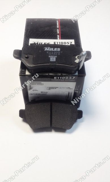 Тормозные колодки Niva-Parts задние для Opel Corsa C 2003-2009. Артикул E110057