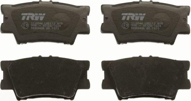 Тормозные колодки TRW COTEC задние для Lexus ES VI 2012-2018. Артикул GDB3426