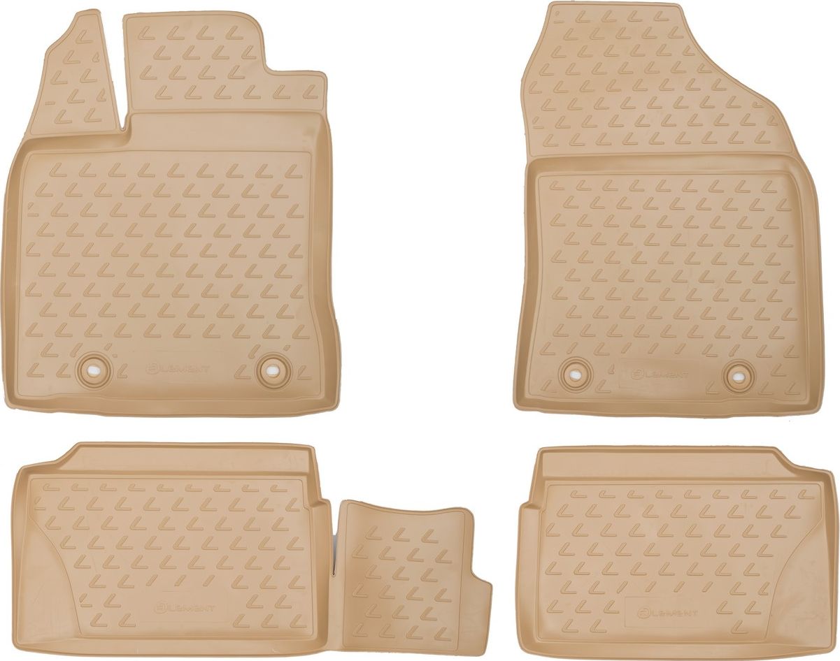 Коврики Element для салона Lexus CT 200h 2011-2026. БЕЖЕВЫЕ. Артикул NLC.29.19.212kh