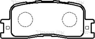 Тормозные колодки HSB. Артикул HP5161