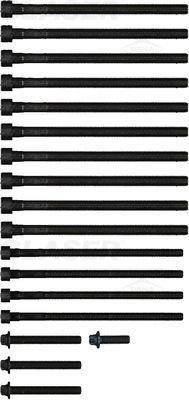 Комплект болтов ГБЦ Glaser. Артикул T38804-00