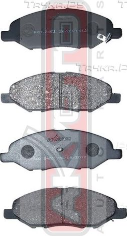 Тормозные колодки Akyoto Packing AKYOTO. Артикул AKD-2452
