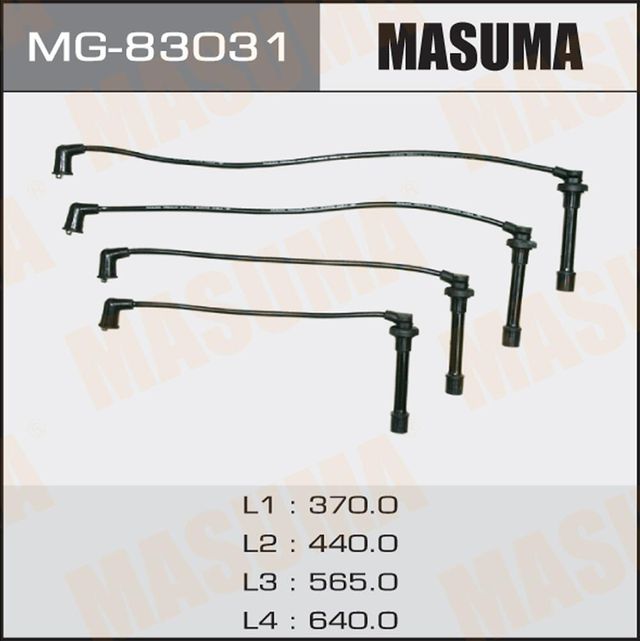 Высоковольтные провода (провода зажигания) (комплект) Masuma для Honda Civic V 1991-1996. Артикул MG-83031
