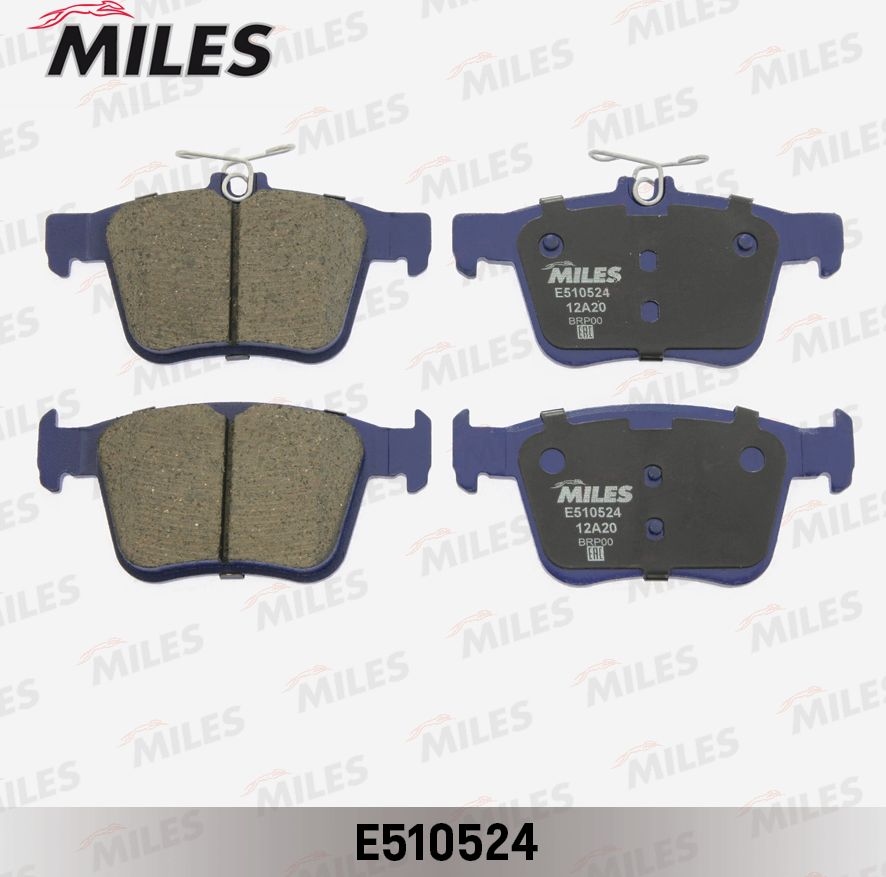 Тормозные колодки Miles (Керамика). Артикул E510524