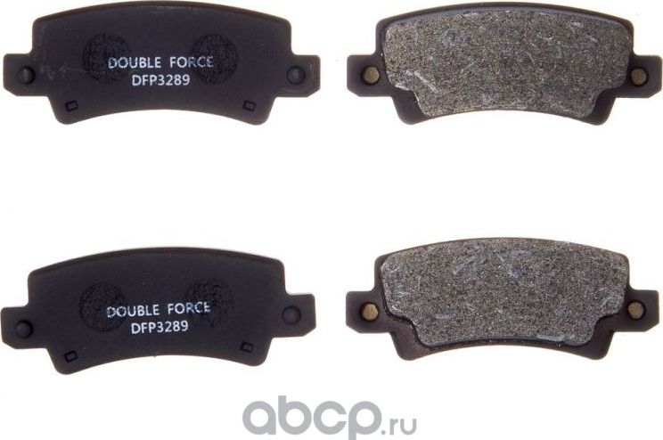 Колодки тормозные дисковые задние Toyota Corolla Euro (Double Force) Double Force. Артикул DFP3289