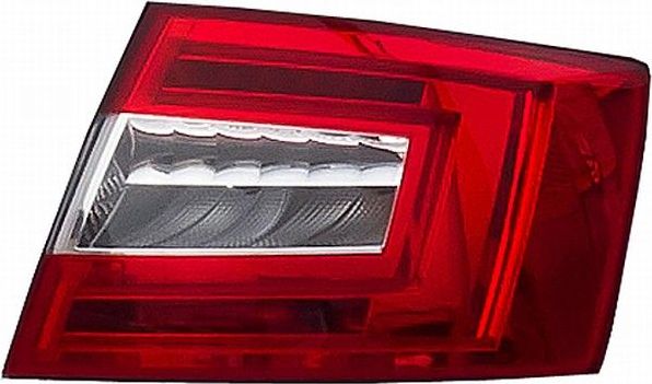 Фонарь задний Hella левый для Skoda Octavia A7 2012-2019. Артикул 2SK 011 053-091