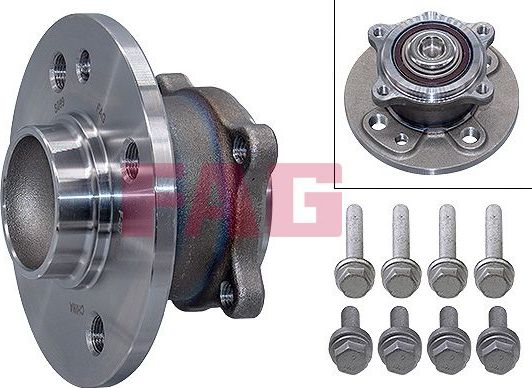 Ступица колеса с интегрированным подшипником Fag. Артикул 713 6494 40