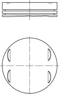 Поршень Mahle. Артикул 083 20 02