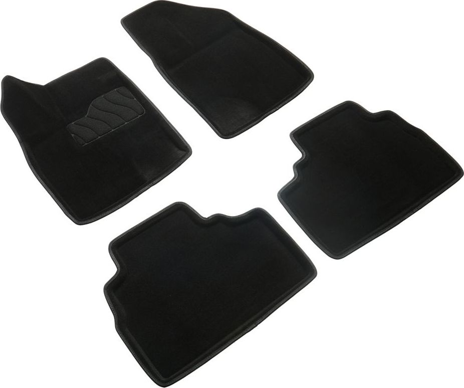 Коврики Seintex 3D ворсовые для салона Haval F7 II 2WD 2024-2026  Черные. Артикул 317751