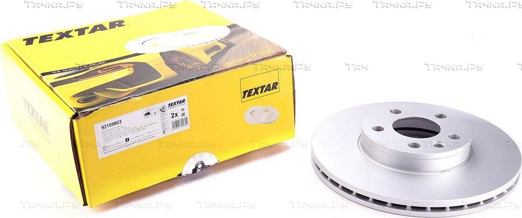 Тормозной диск Textar Pro передний для Volkswagen Transporter T4 1997-2003. Артикул 92109803