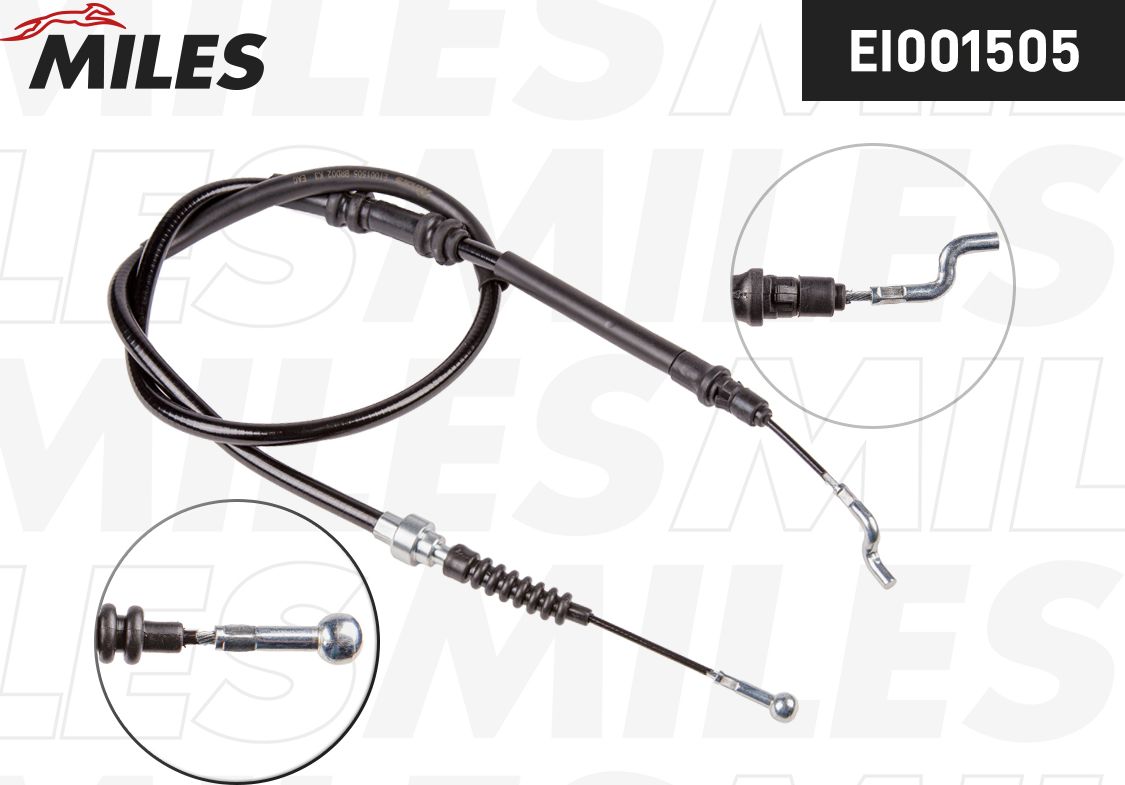 Трос ручника (тросик ручного тормоза) Miles. Артикул EI001505