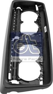 Корпус зеркала правлев 634x259x90 черный MAN TGXTGS DT Spare Parts. Артикул 3.86216