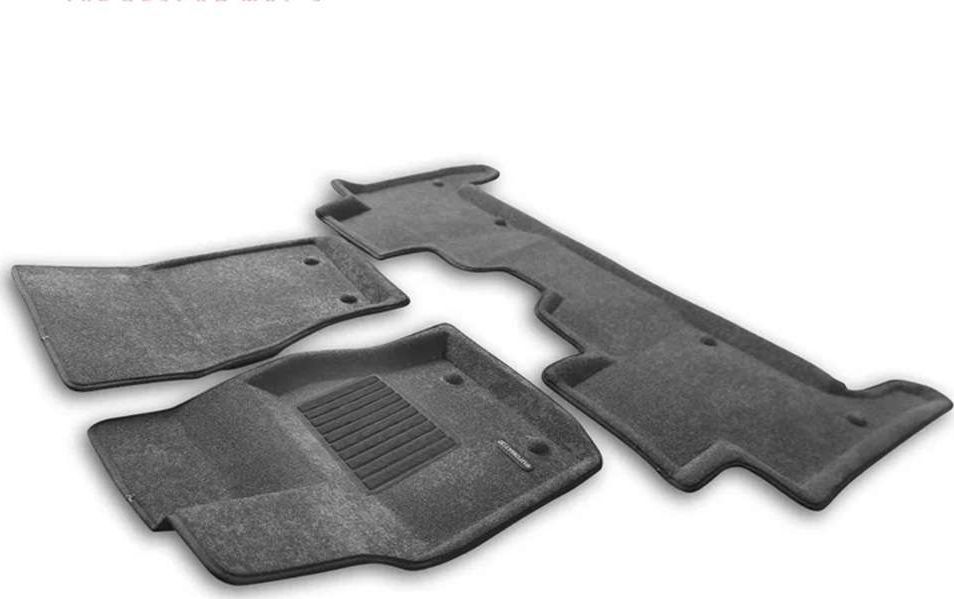 Коврики текстильные Euromat 3D Business для салона Land Rover Range Rover Sport II 2014-2021 СЕРЫЕ. Артикул EMC3D-003109G